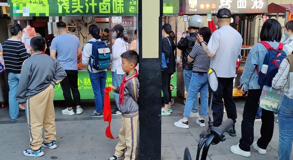 学员社区卤味店开业，现场人气火爆
